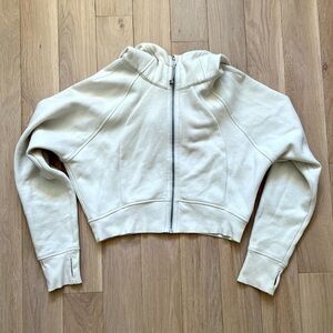 Lululemon Scuba Full-Zip Cropped Hoodie Sweatshirt Jacket